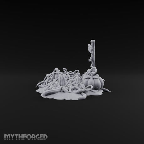 Scarecrow-Tended Vegetable Patch C Miniature for Dungeons and Dragons, Pathfinder or other TTRPGs