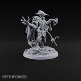 Hands to Spare Warforged Automaton with Hooked Hose Arms and Tattered Cape