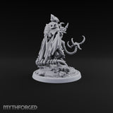Hands to Spare Warforged Automaton with Hooked Hose Arms and Tattered Cape