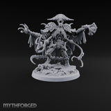 Hands to Spare Warforged Automaton with Hooked Hose Arms and Tattered Cape