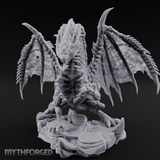 Mesmerising Purple Dragon Miniature for Dungeons and Dragons, Pathfinder or other TTRPGs