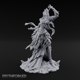 Veiled Banshee Queen Miniature for Dungeons and Dragons, Pathfinder or other TTRPGs