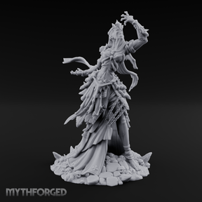 Veiled Banshee Queen Miniature for Dungeons and Dragons, Pathfinder or other TTRPGs