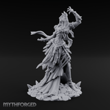 Veiled Banshee Queen Miniature for Dungeons and Dragons, Pathfinder or other TTRPGs