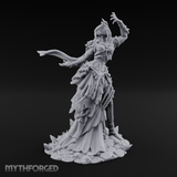 Veiled Banshee Queen Miniature for Dungeons and Dragons, Pathfinder or other TTRPGs