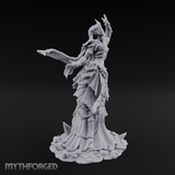 Veiled Banshee Queen Miniature for Dungeons and Dragons, Pathfinder or other TTRPGs