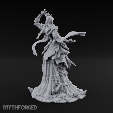 Veiled Banshee Queen Miniature for Dungeons and Dragons, Pathfinder or other TTRPGs