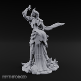 Veiled Banshee Queen Miniature for Dungeons and Dragons, Pathfinder or other TTRPGs