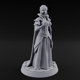 Shrieking Mad Human Queen Miniature for Dungeons and Dragons, Pathfinder or other TTRPGs