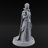 Shrieking Mad Human Queen Miniature for Dungeons and Dragons, Pathfinder or other TTRPGs