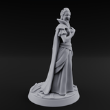 Shrieking Mad Human Queen Miniature for Dungeons and Dragons, Pathfinder or other TTRPGs