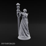 Risen Wearing Rags Nothic One-Eyed Spined Stalker with Crystal Staff