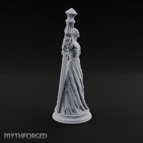 Risen Wearing Rags Nothic One-Eyed Spined Stalker with Crystal Staff