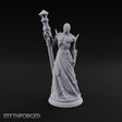 Risen Wearing Rags Nothic One-Eyed Spined Stalker with Crystal Staff