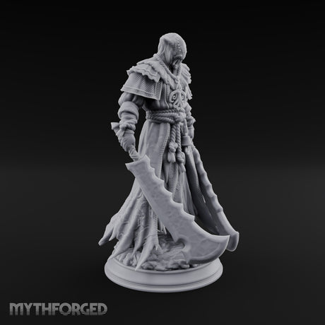 Both Cleavers Down, Nobody Home Human Hooded Cultist with Twin Cleaver Blades