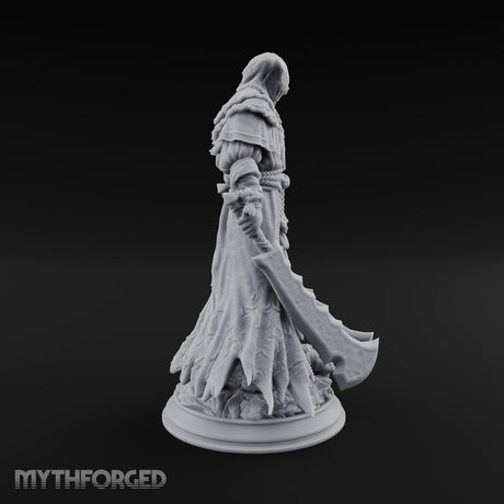 Both Cleavers Down, Nobody Home Human Hooded Cultist with Twin Cleaver Blades