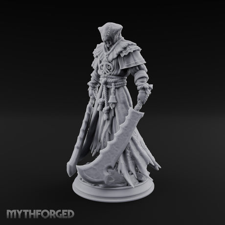 Both Cleavers Down, Nobody Home Human Hooded Cultist with Twin Cleaver Blades