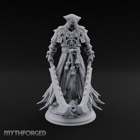 Both Cleavers Down, Nobody Home Human Hooded Cultist with Twin Cleaver Blades