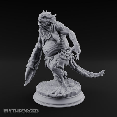 Claw, Spear and Lamp Oil Sahuagin Fish-Man A