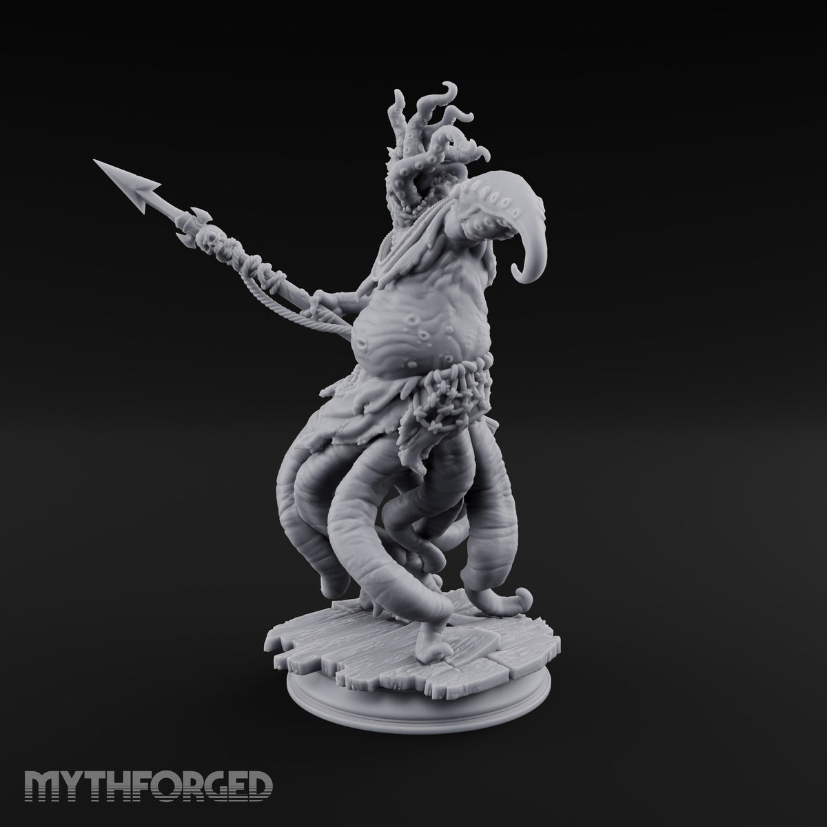 Claw, Spear and Lamp Oil Sahuagin Fish-Man B