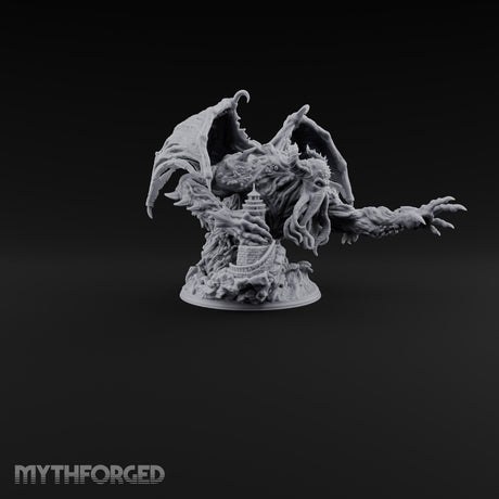 Lighthouse Keeper's Worst Night Cthulhu Winged Tentacle-Faced Horror