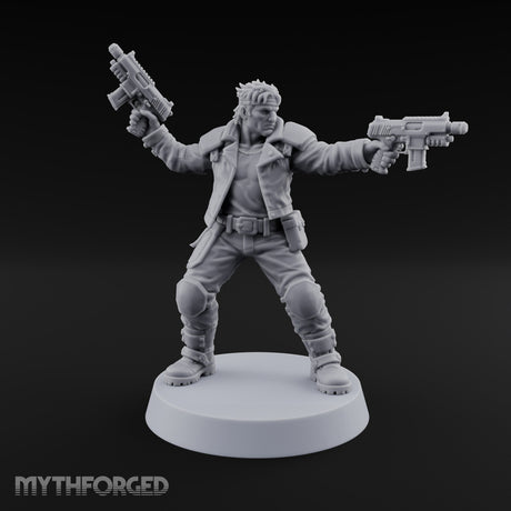 Wasteland Welcome Committee Human Raider G — Twin Auto Pistols