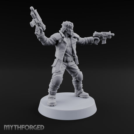 Wasteland Welcome Committee Human Raider G — Twin Auto Pistols