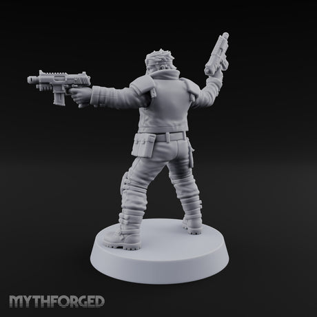 Wasteland Welcome Committee Human Raider G — Twin Auto Pistols