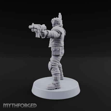 Wasteland Welcome Committee Human Raider G — Twin Auto Pistols