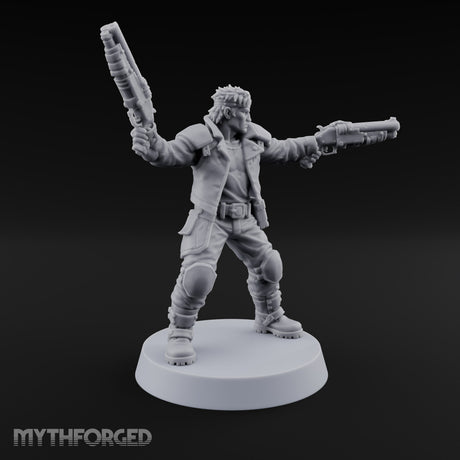 Wasteland Welcome Committee Human Raider G — Twin Sawn-off Shotguns
