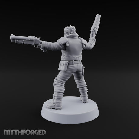 Wasteland Welcome Committee Human Raider G — Twin Sawn-off Shotguns