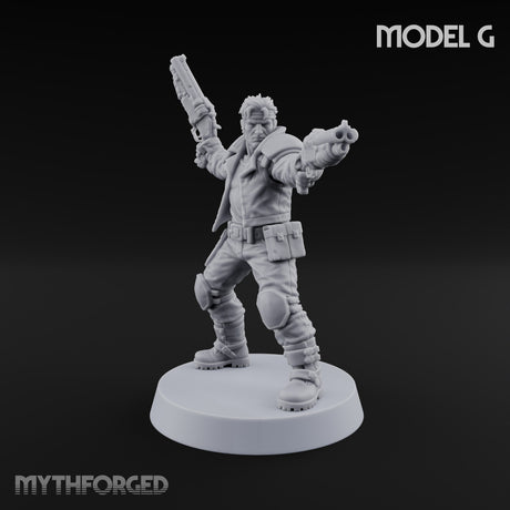 Wasteland Welcome Committee Human Raiders — G · Twin Sawn-off Shotguns + Twin Combat Knives