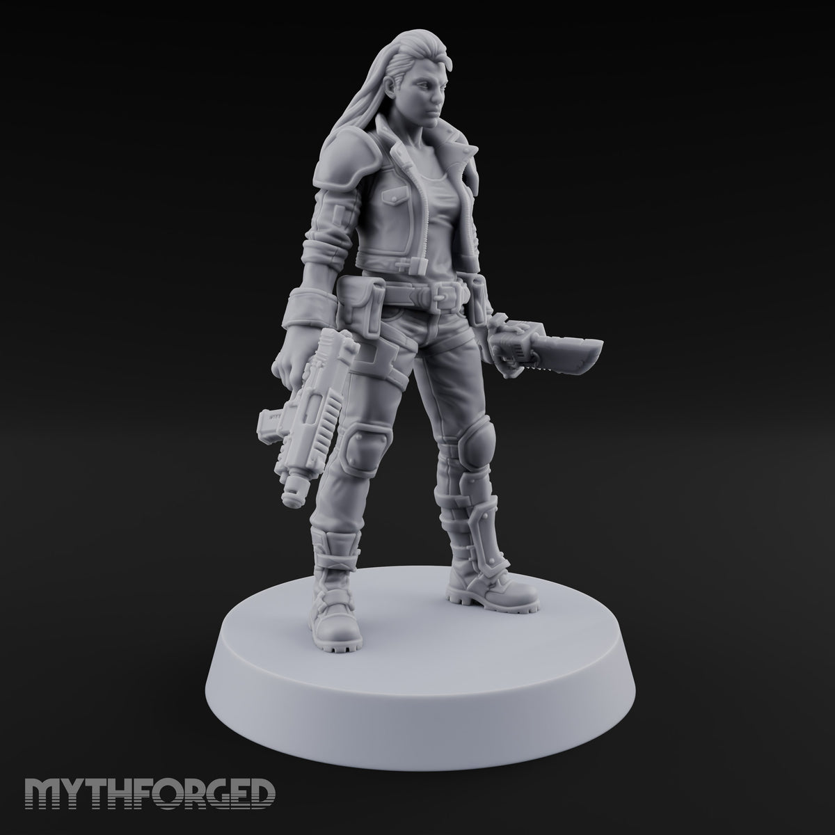 Wasteland Welcome Committee Human Raider H — Auto Pistol & Cleaver