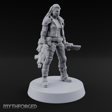 Wasteland Welcome Committee Human Raider H — Auto Pistol & Cleaver