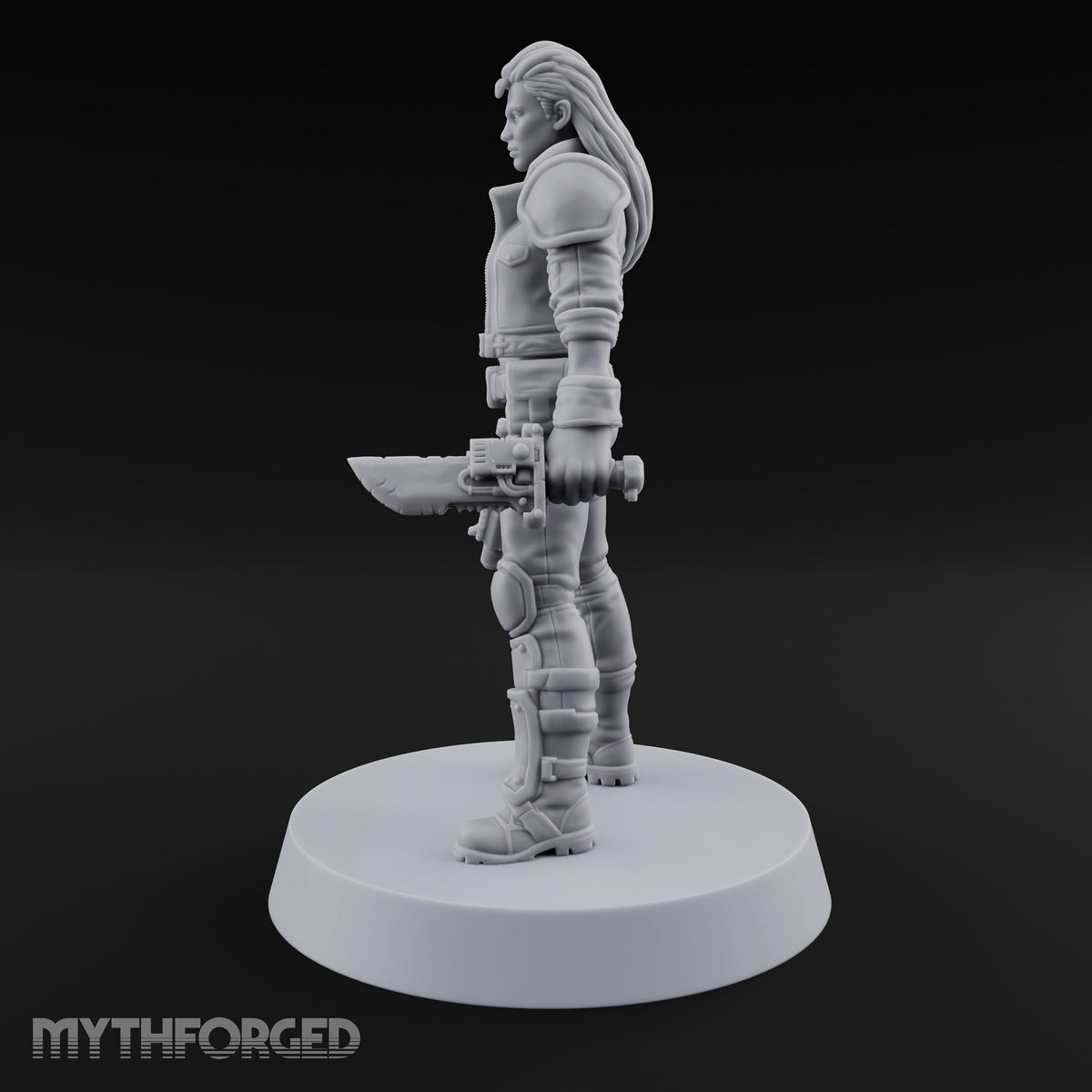 Wasteland Welcome Committee Human Raider H — Auto Pistol & Cleaver