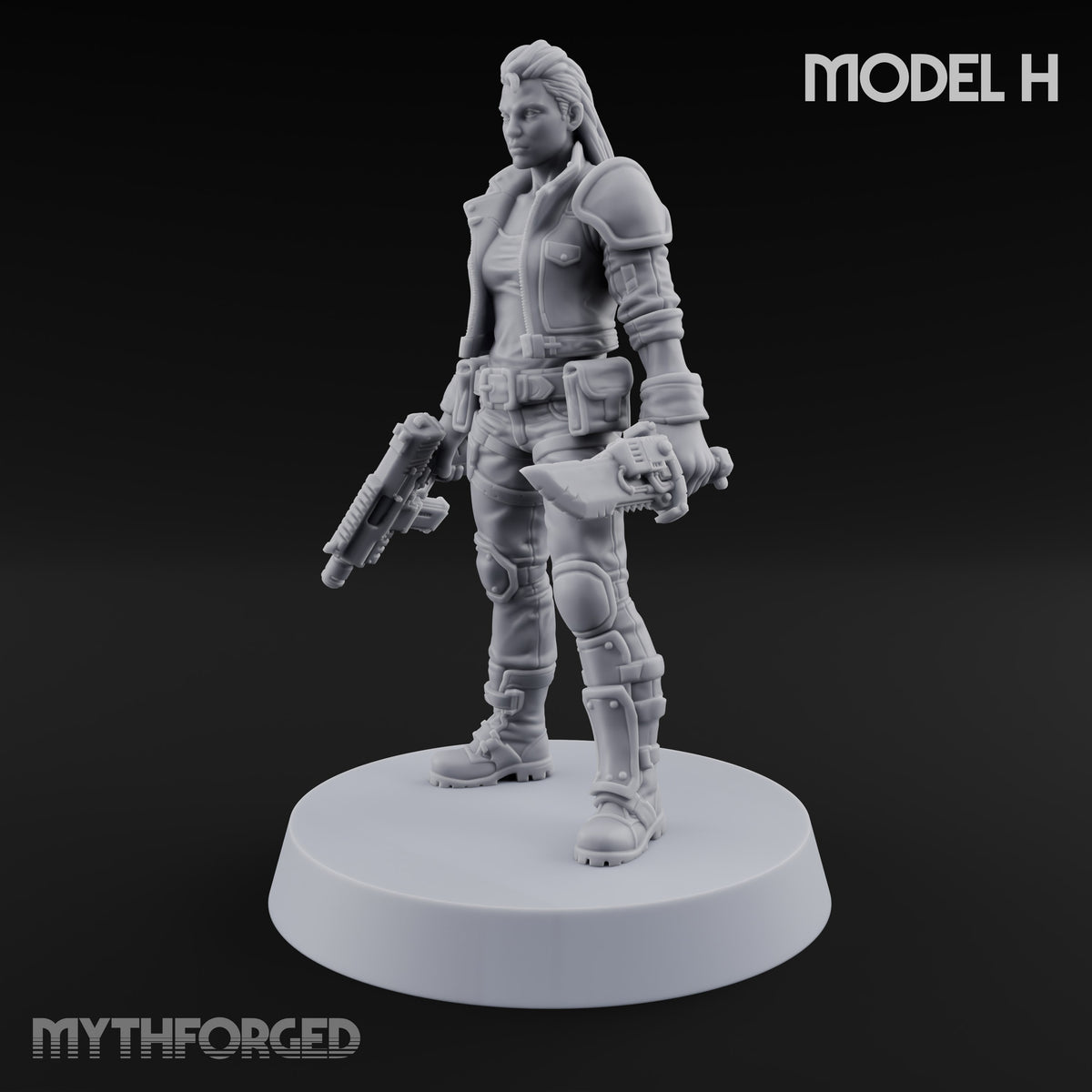 Wasteland Welcome Committee Human Raiders — H · Twin Picks + Auto Pistol & Cleaver
