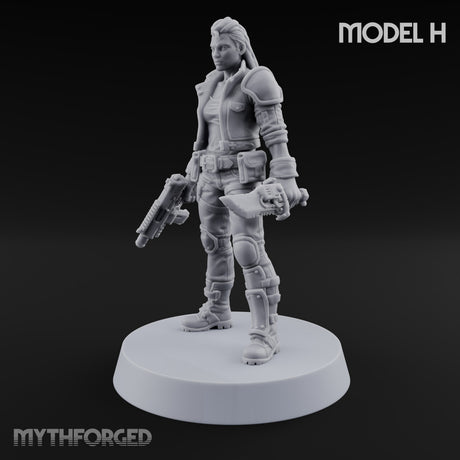 Wasteland Welcome Committee Human Raider H — Auto Pistol & Cleaver