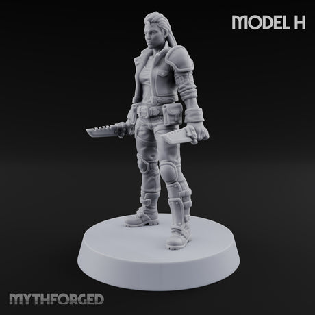 Wasteland Welcome Committee Human Raiders — H · Twin Sawn-off Shotguns + Twin Combat Knives