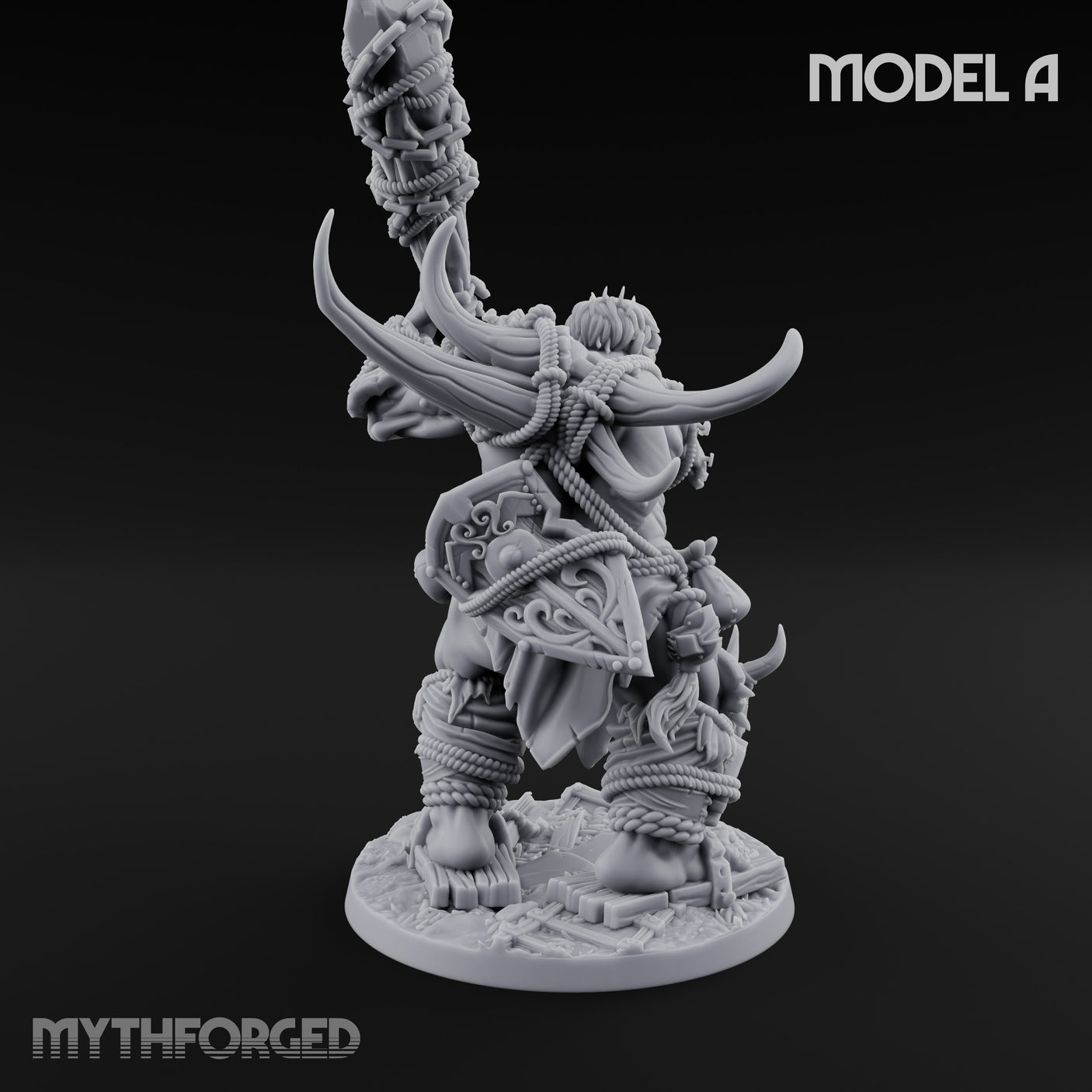 Raiding And Pillaging Hill Giant Marauder A Miniature for Dungeons and Dragons, Pathfinder or other TTRPGs