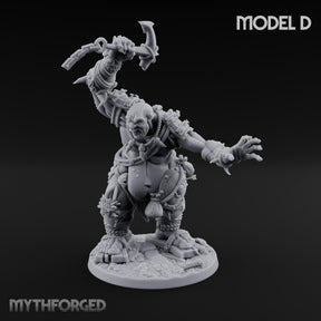 Raiding And Pillaging Hill Giant Marauder D Miniature for Dungeons and Dragons, Pathfinder or other TTRPGs
