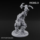 Raiding And Pillaging Hill Giant Marauder D Miniature for Dungeons and Dragons, Pathfinder or other TTRPGs