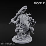 Raiding And Pillaging Hill Giant Marauder E Miniature for Dungeons and Dragons, Pathfinder or other TTRPGs