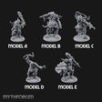 Raiding And Pillaging Hill Giant Marauders Miniature for Dungeons and Dragons, Pathfinder or other TTRPGs