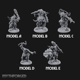 Raiding And Pillaging Hill Giant Marauders Miniature for Dungeons and Dragons, Pathfinder or other TTRPGs