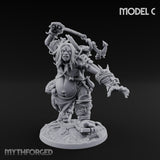 Raiding And Pillaging Hill Giant Marauders Miniature for Dungeons and Dragons, Pathfinder or other TTRPGs