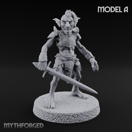 Raiding Rabble Goblin Raider A Miniature for Dungeons and Dragons, Pathfinder or other TTRPGs
