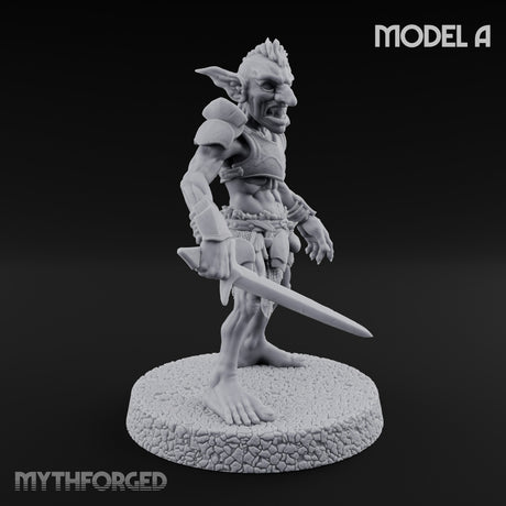 Raiding Rabble Goblin Raider A Miniature for Dungeons and Dragons, Pathfinder or other TTRPGs
