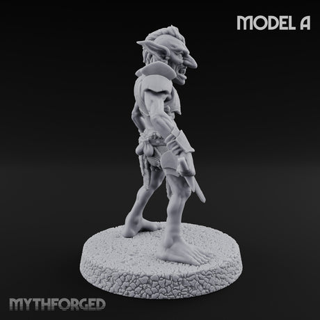 Raiding Rabble Goblin Raider A Miniature for Dungeons and Dragons, Pathfinder or other TTRPGs
