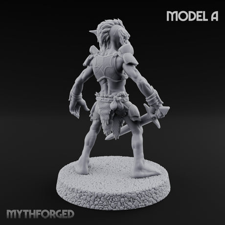 Raiding Rabble Goblin Raider A Miniature for Dungeons and Dragons, Pathfinder or other TTRPGs