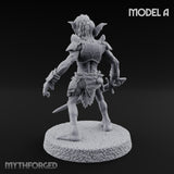 Raiding Rabble Goblin Raider A Miniature for Dungeons and Dragons, Pathfinder or other TTRPGs